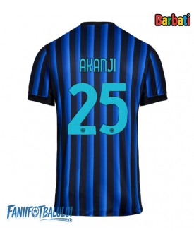 Inter Milan Manuel Akanji #25 Tricou Fotbal Replică 2025-26 Barbati Acasa